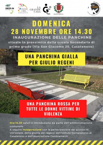 panchina rossa e panchina gialla