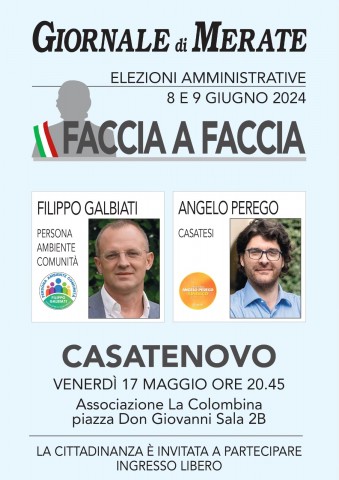 confronto candidati sindaco casatenovo