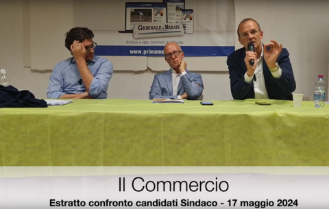 il commercio  estratto video confronto candidati casatenovo