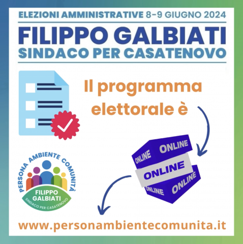 programma elettorale