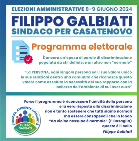 programma elettorale