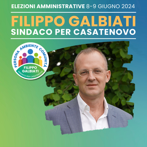 filippo galbiati sindaco per casatenovo