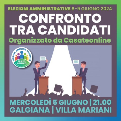 confronto candidati sindaco casateonline